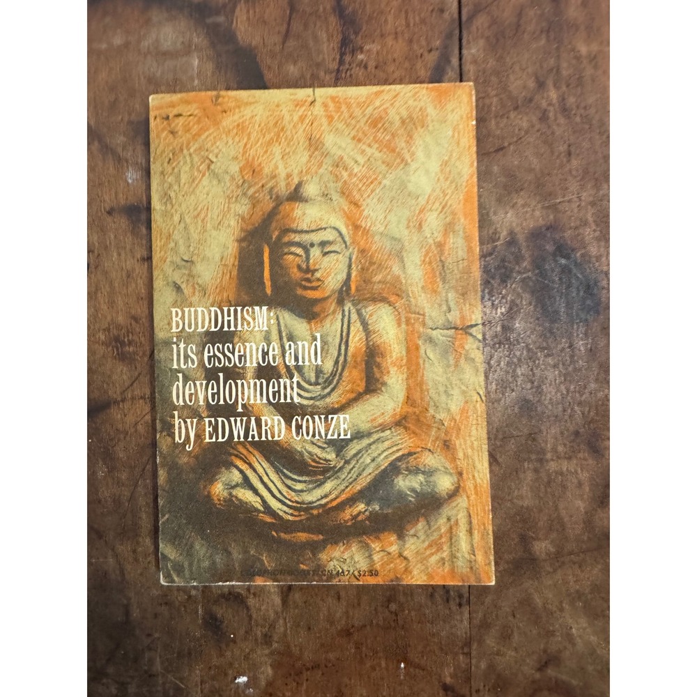 Buddhism Its Essence and Development Edward Conze 1975 Harper Colophon Paperback